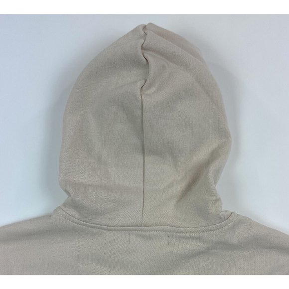 True Religion Patch Hit Hoodie Mens Large Beige Pullover Hooded Sweatshirt - Picture 12 of 12